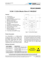 Digital to Analog Converters (DAC)  RDA012M4MS