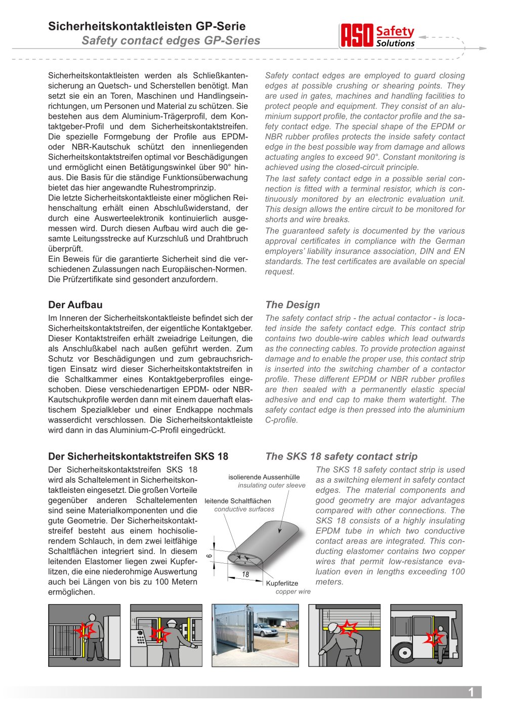 Safety contact edges - ASO GmbH