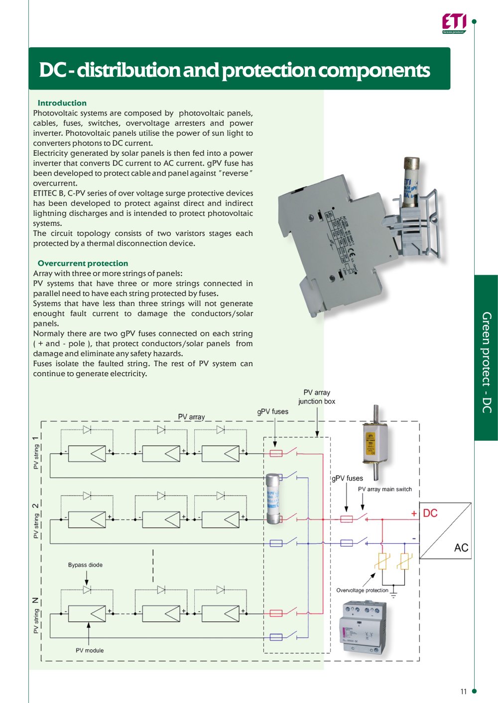ETI Green Protect: Overcurrent and overvoltage protection for photovoltaic systems - ETI