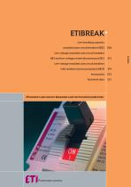 ETIBREAK : LOW VOLTAGE MOULDED CASE CIRCUIT BREAKERS AND LOW VOLTAGE SWITCH DISCONNECTORS