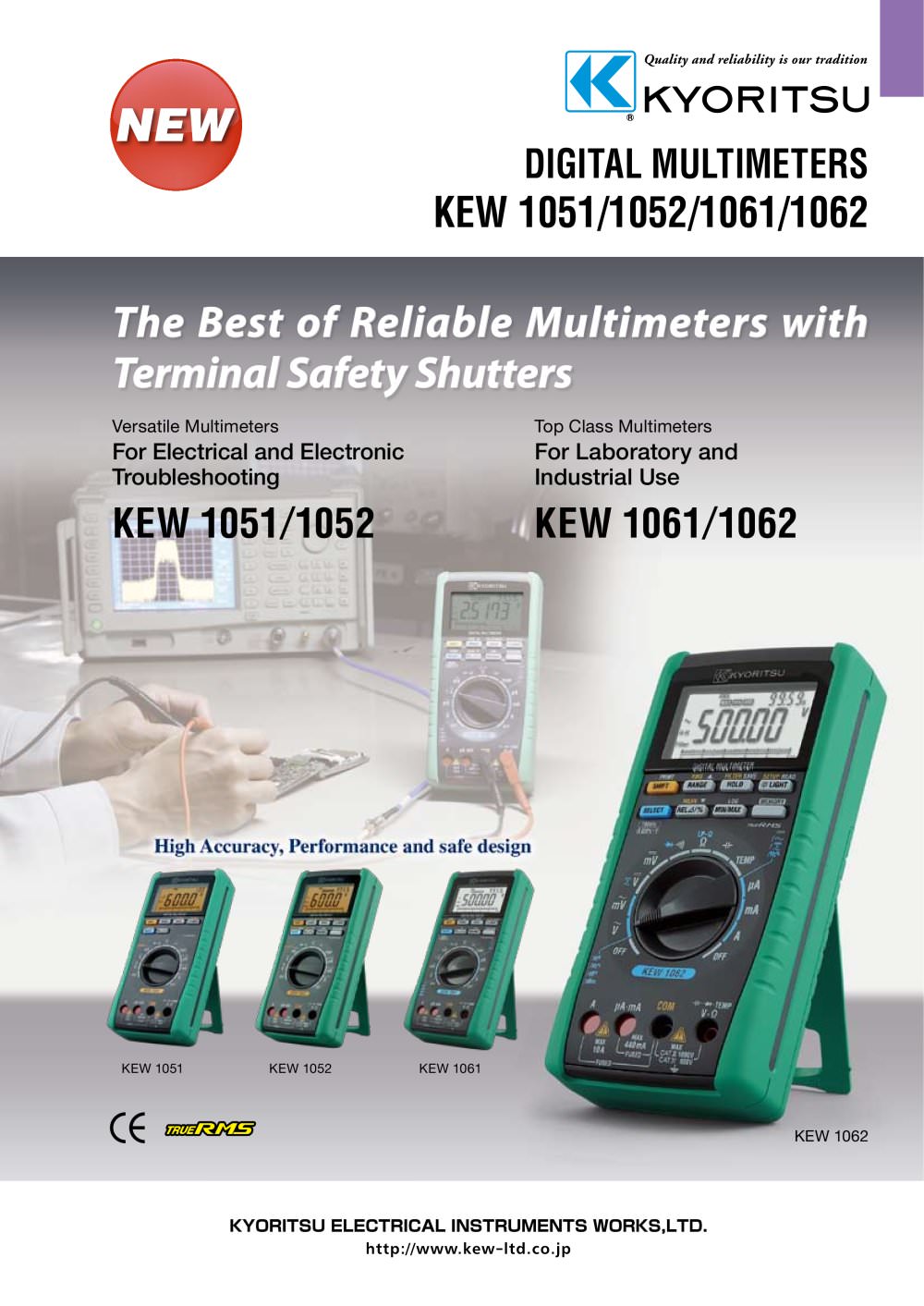 Digital Multimeters 1051/1052/1061/1062 - 1 / 6 Pages