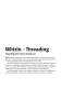 WhizCut Catalogue on Threading Tools - Whizcut of Sweden AB