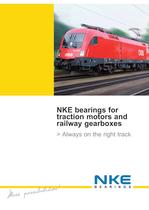 NKE bearings for railway applications