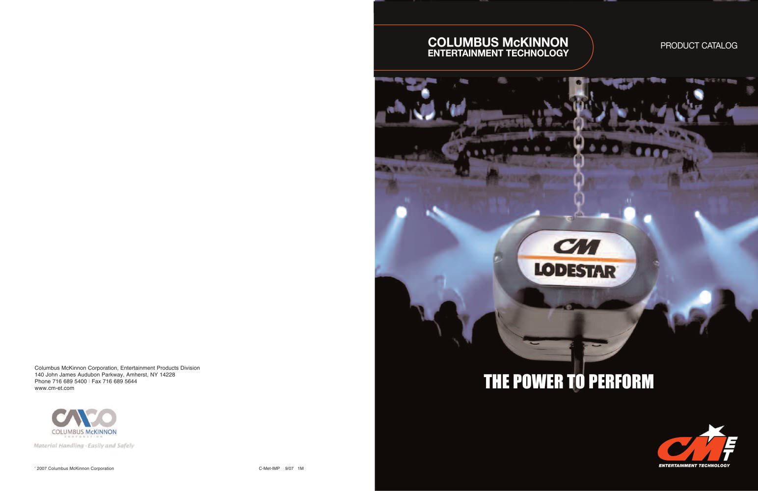 CMET-IMP Entertainment Brochure - CM Industrial Products