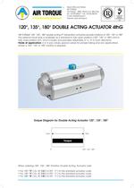120�, 135�, 180� DOUBLE ACTING ACTUATOR 4thG