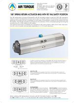 180� SPRING RETURN ACTUATOR 4thG WITH 90� FAIL SAFETY POSITION