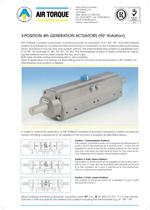 3-POSITION 4th GENERATION ACTUATORS (90� Rotation)