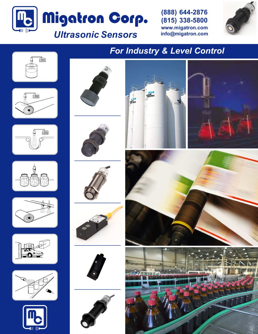 Migatron Ultrasonic Sensors - Migatron