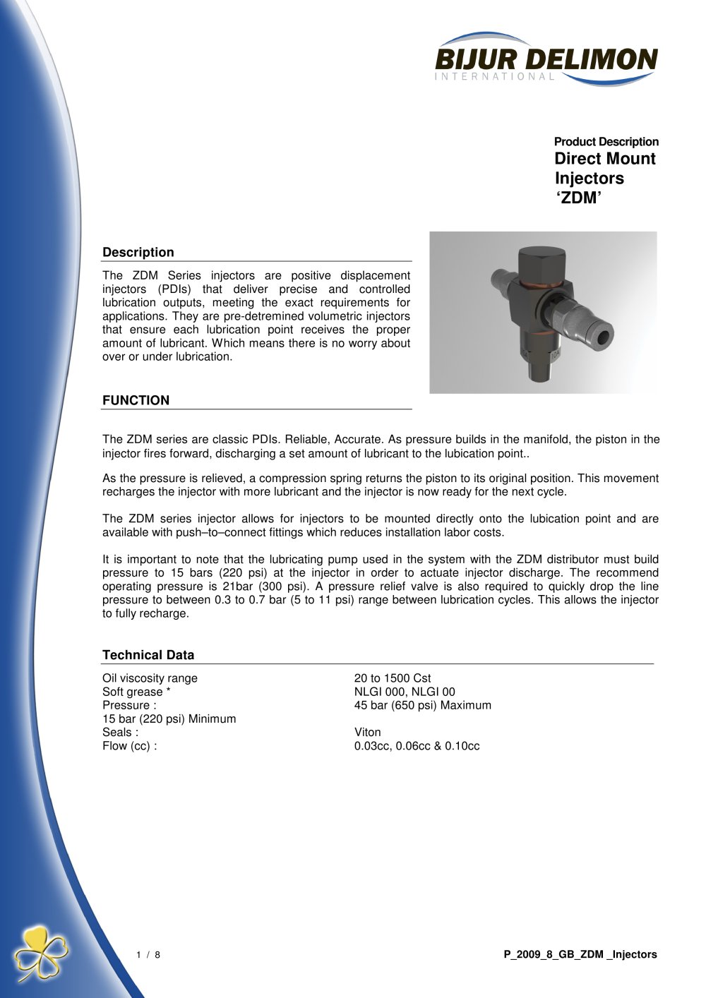 Direct Mount Injectors �ZDM� - Delimon