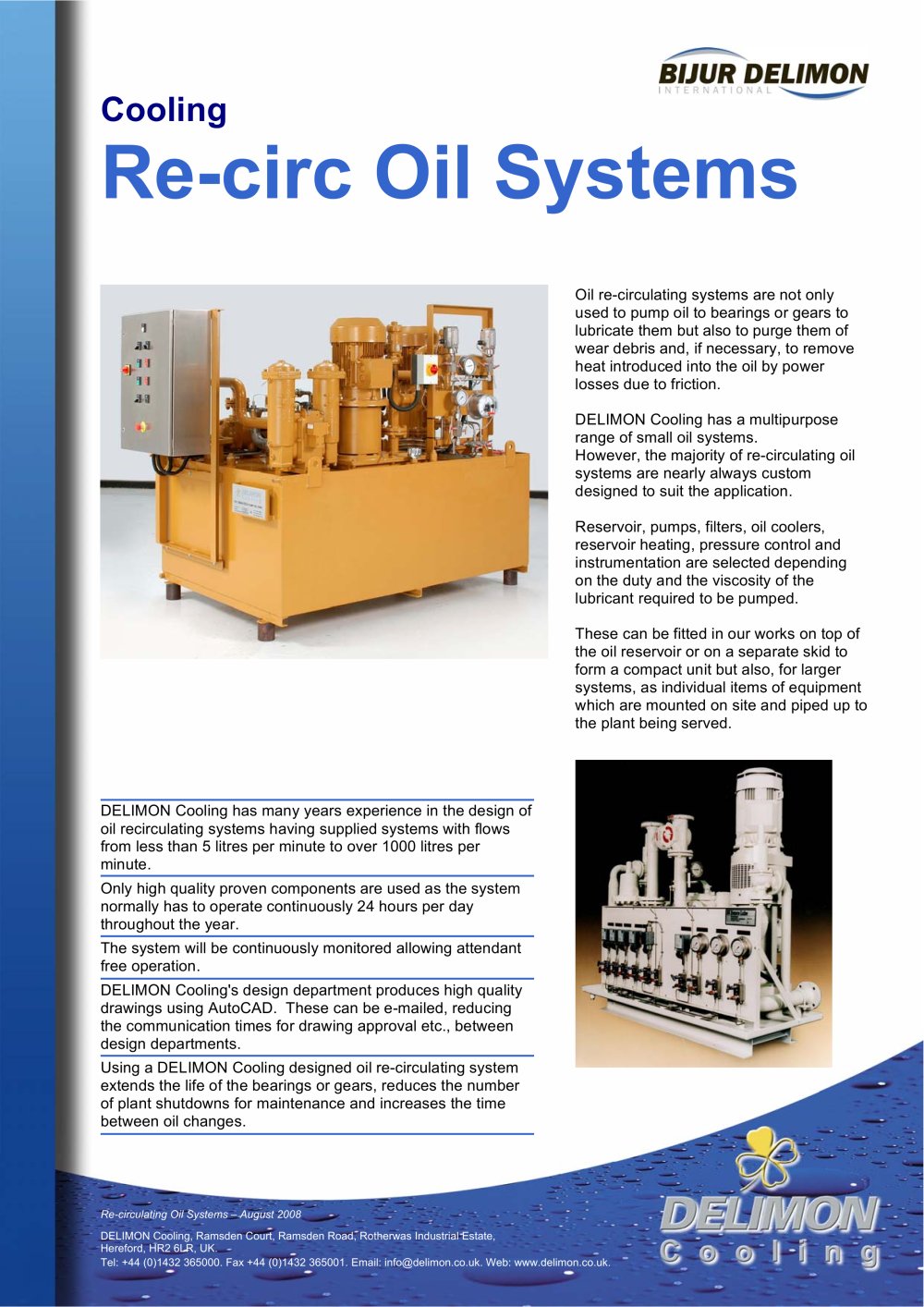 Re-circ Oil Systems - Delimon