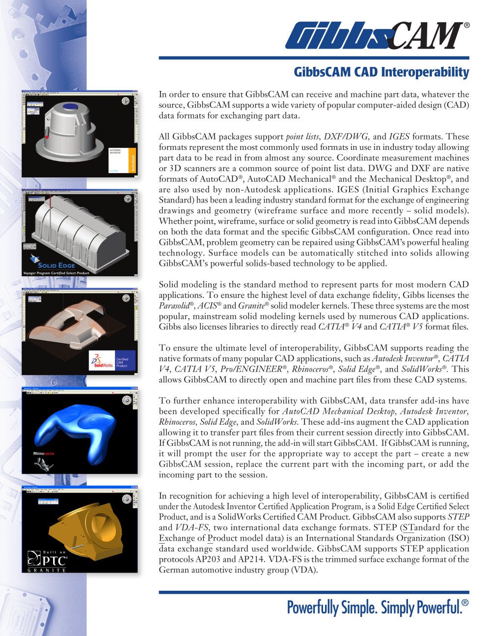 GibbsCAM - CAD Interoperability - Gibbs