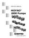Moyno 1000 Service Manual - Moyno