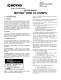 Moyno 2000 CC Service Manual - Moyno
