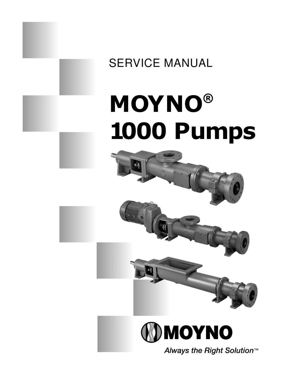 Moyno 1000 Service Manual - Moyno
