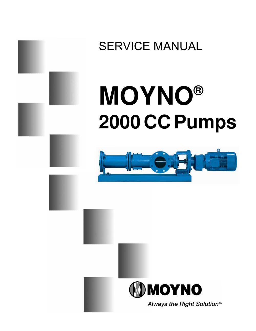 Moyno 2000 CC Service Manual - Moyno