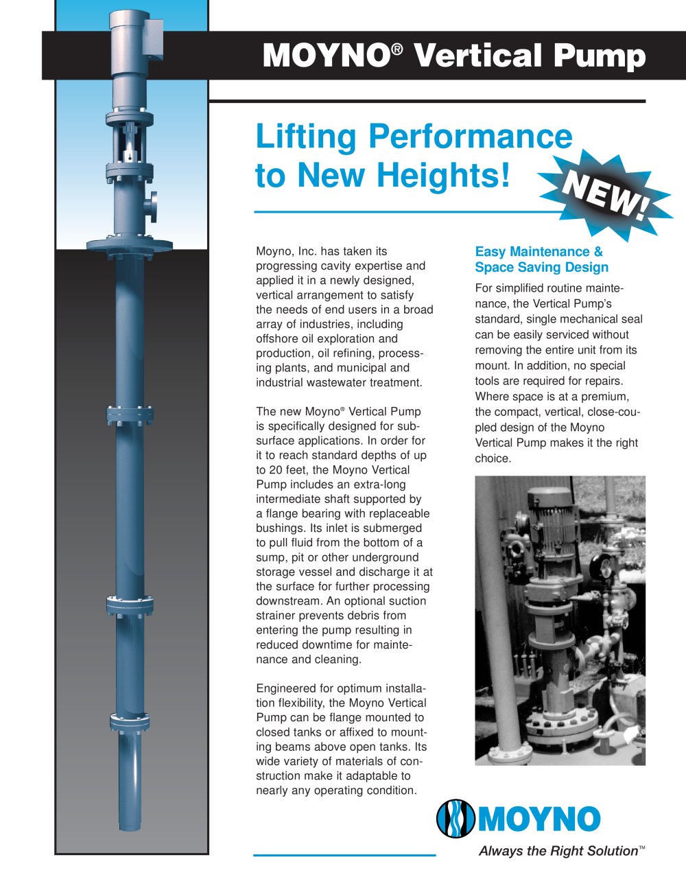 Moyno Vertical Pumps Brochure - Moyno