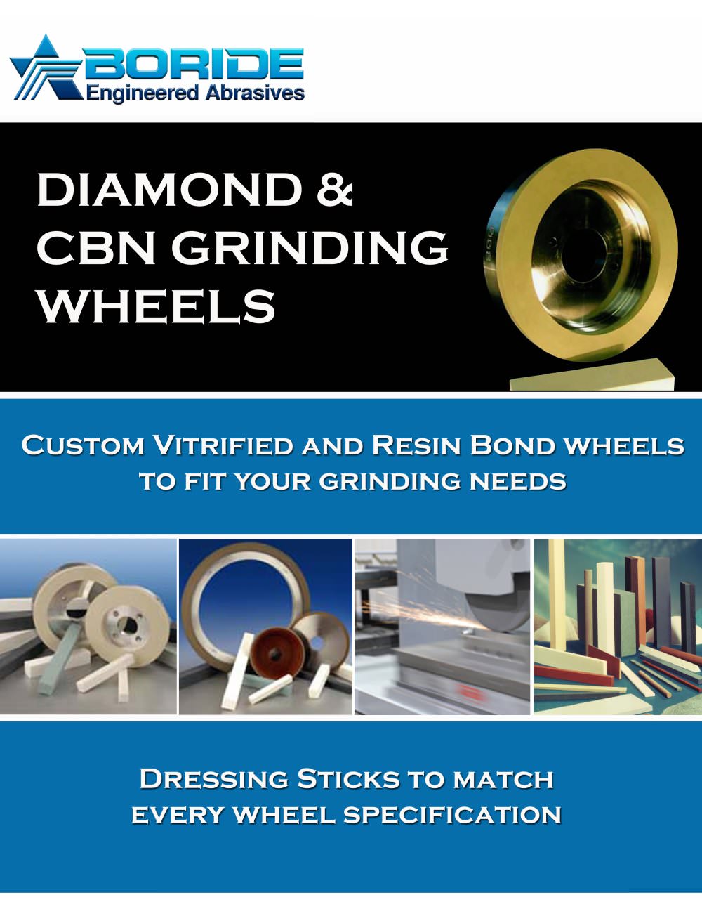 BORIDE Engineered Abrasives Grinding Wheel Product Catalog - BORIDE