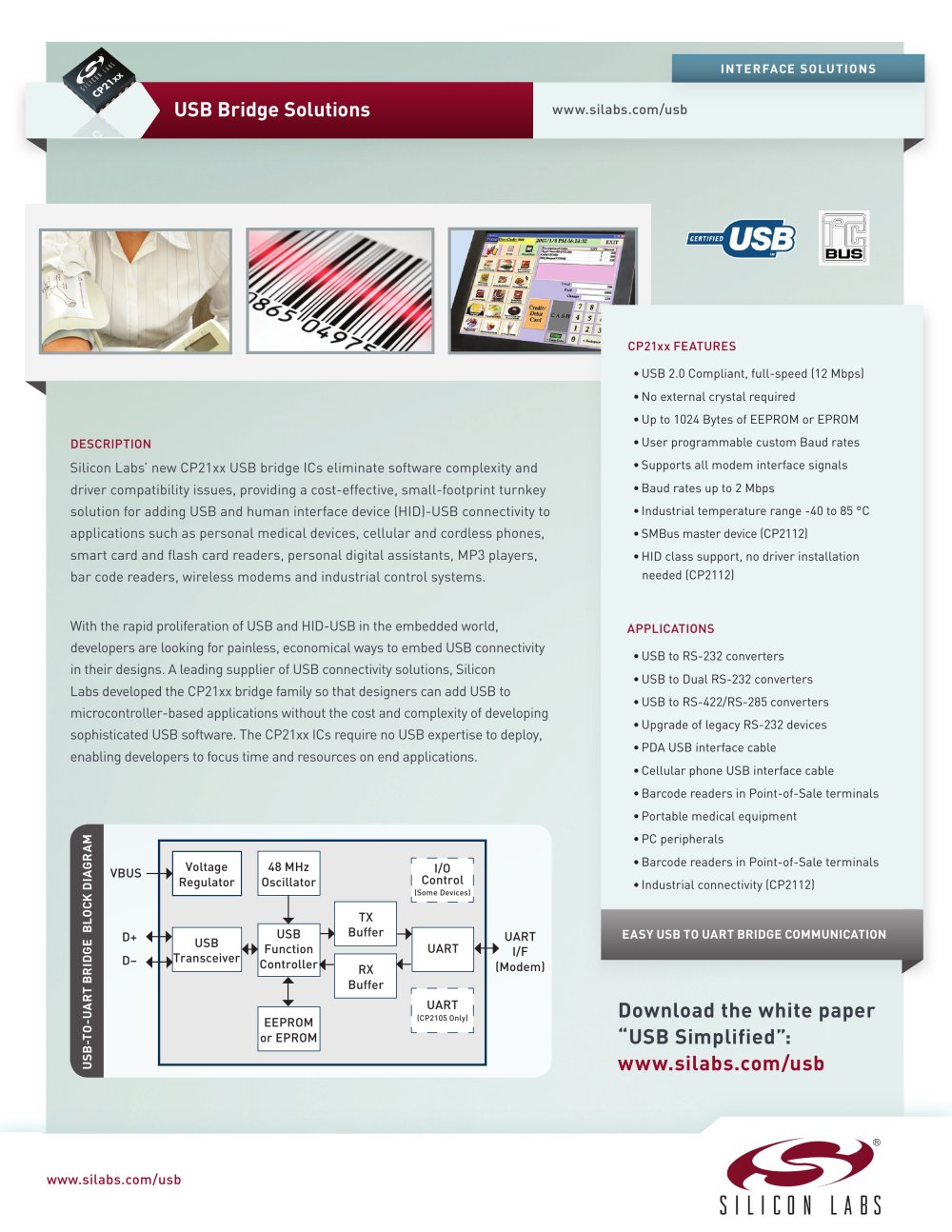 USB Bridge Solutions - Silicon Laboratories