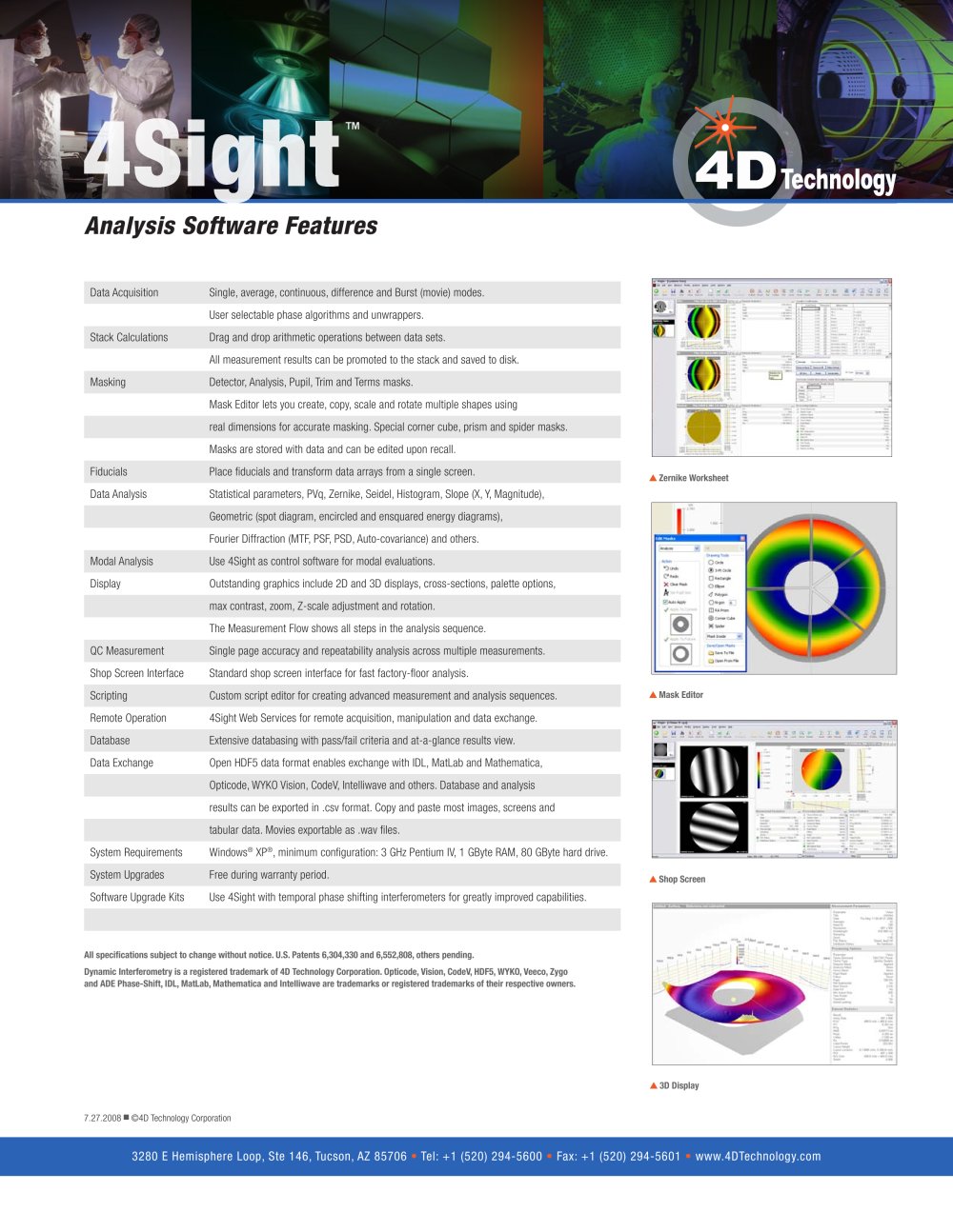 4d technology script 4sight