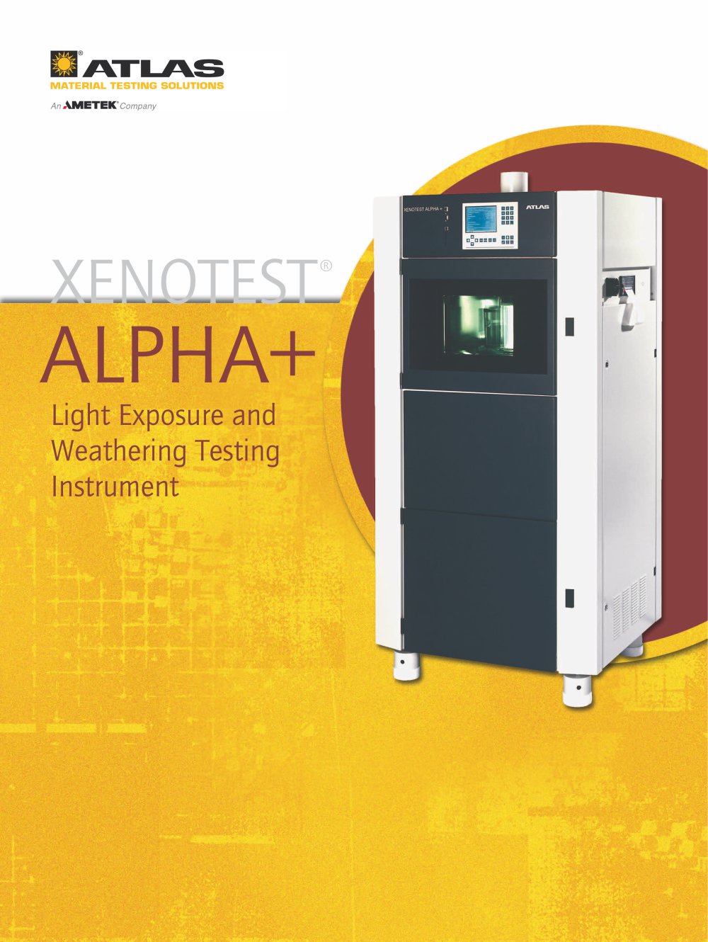 Xenotest Alpha+ Brochure - Atlas Material Testing Technology