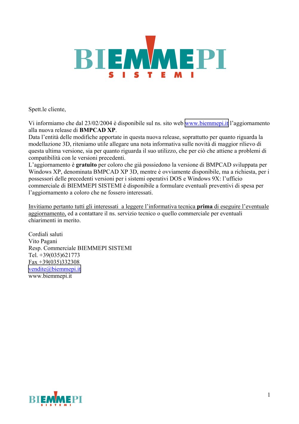 BIEMMEPI SISTEMI - 