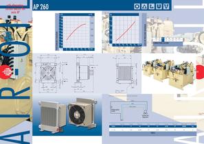 AIR-OIL HEAT EXCHANGERS WITH ALTERNATING CURRENT ELECTRIC FANS  AP 260