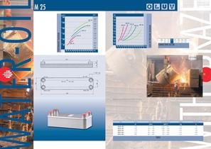 WATER-OIL HEAT EXCHANGERS   WITH BRAZED PLATES M 25