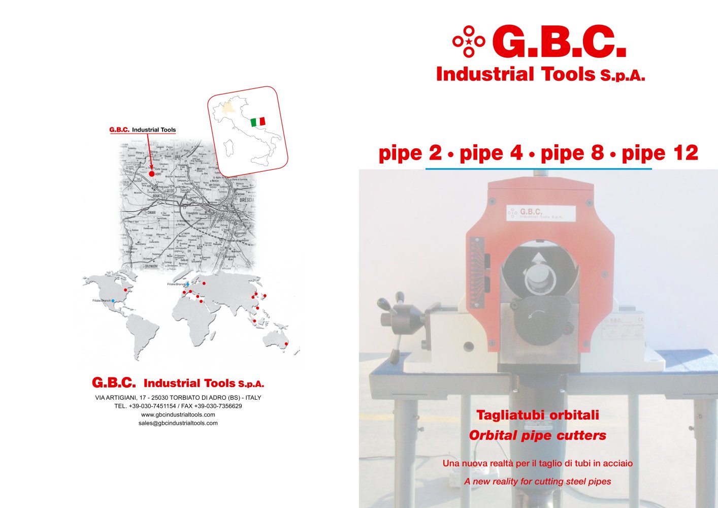 GBC Orbital Pipe Saw - G.B.C. INDUSTRIAL TOOLS