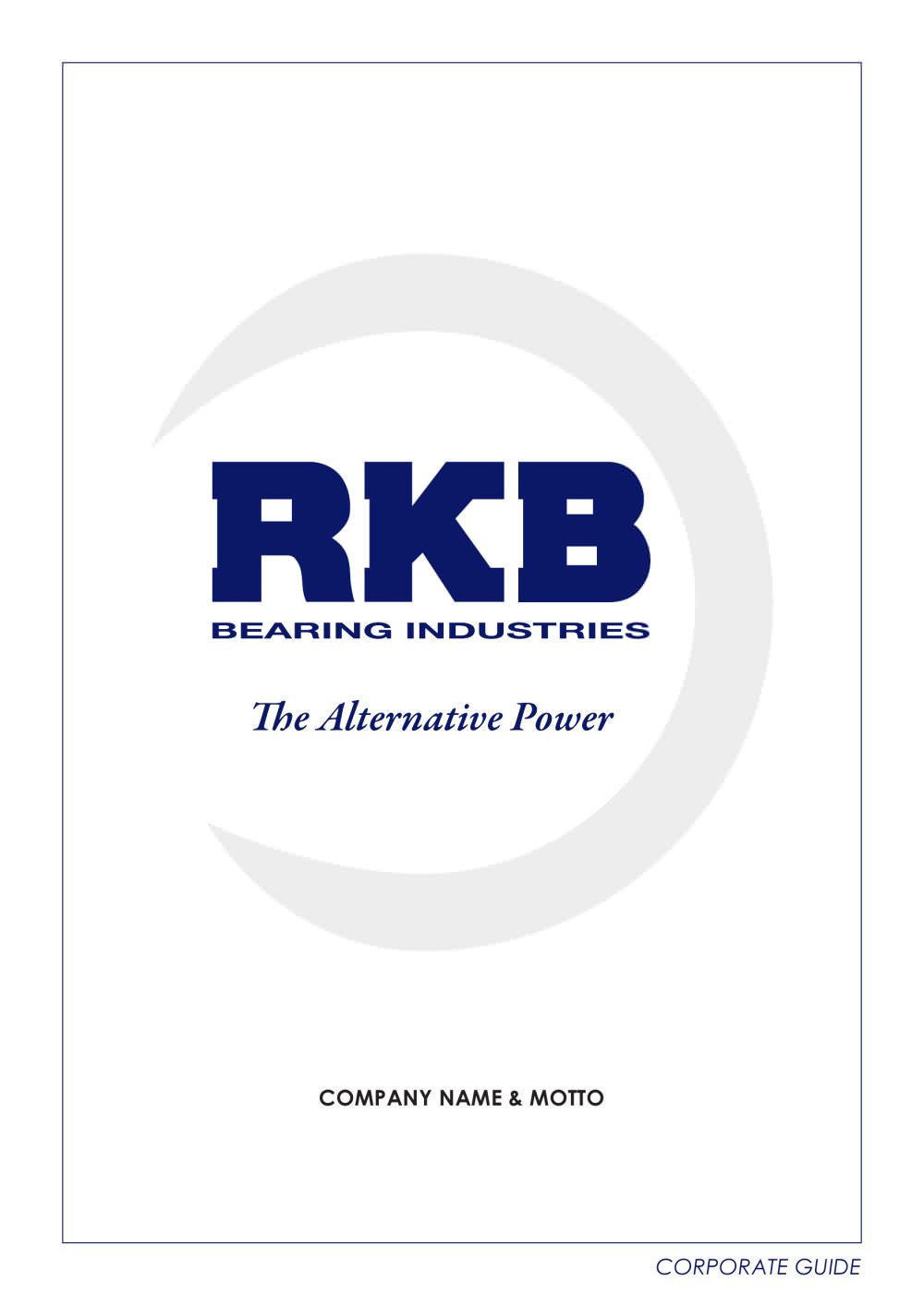 Company name and motto - RKB Europe