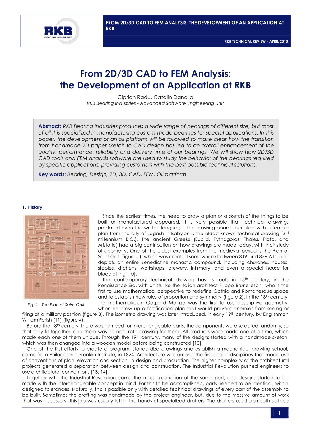 From 2D-3D CAD to FEM Analysis - The Development of an Application at RKB - RKB Europe
