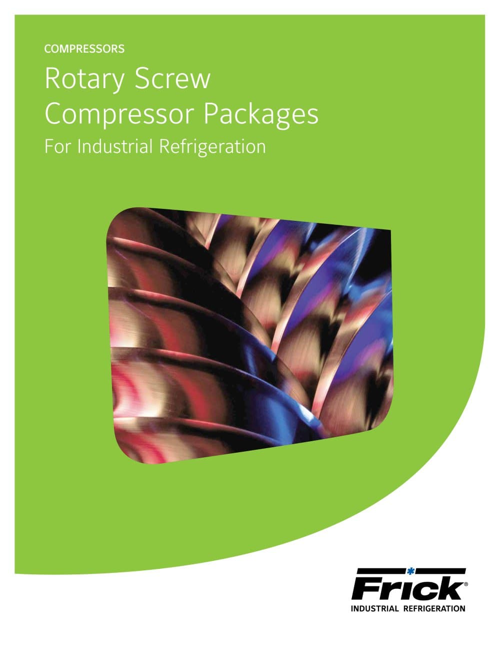 Frick RWF II and RXF Packaged Rotary Screw Compressors - 1 / 8 Pages
