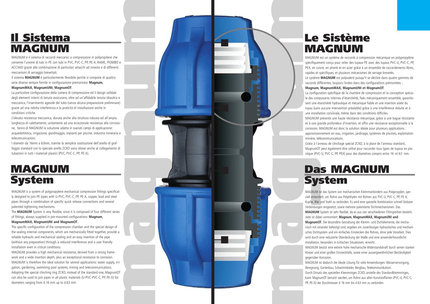 MAGNUM System and Clamp Saddles - FIP - Formatura Iniezione Polimeri