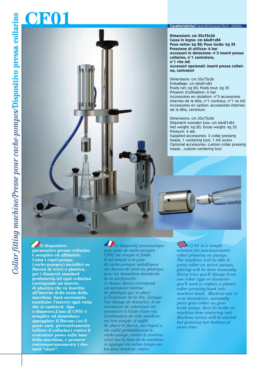 Collar fitting machine - CF01 - COVEN EGIDIO