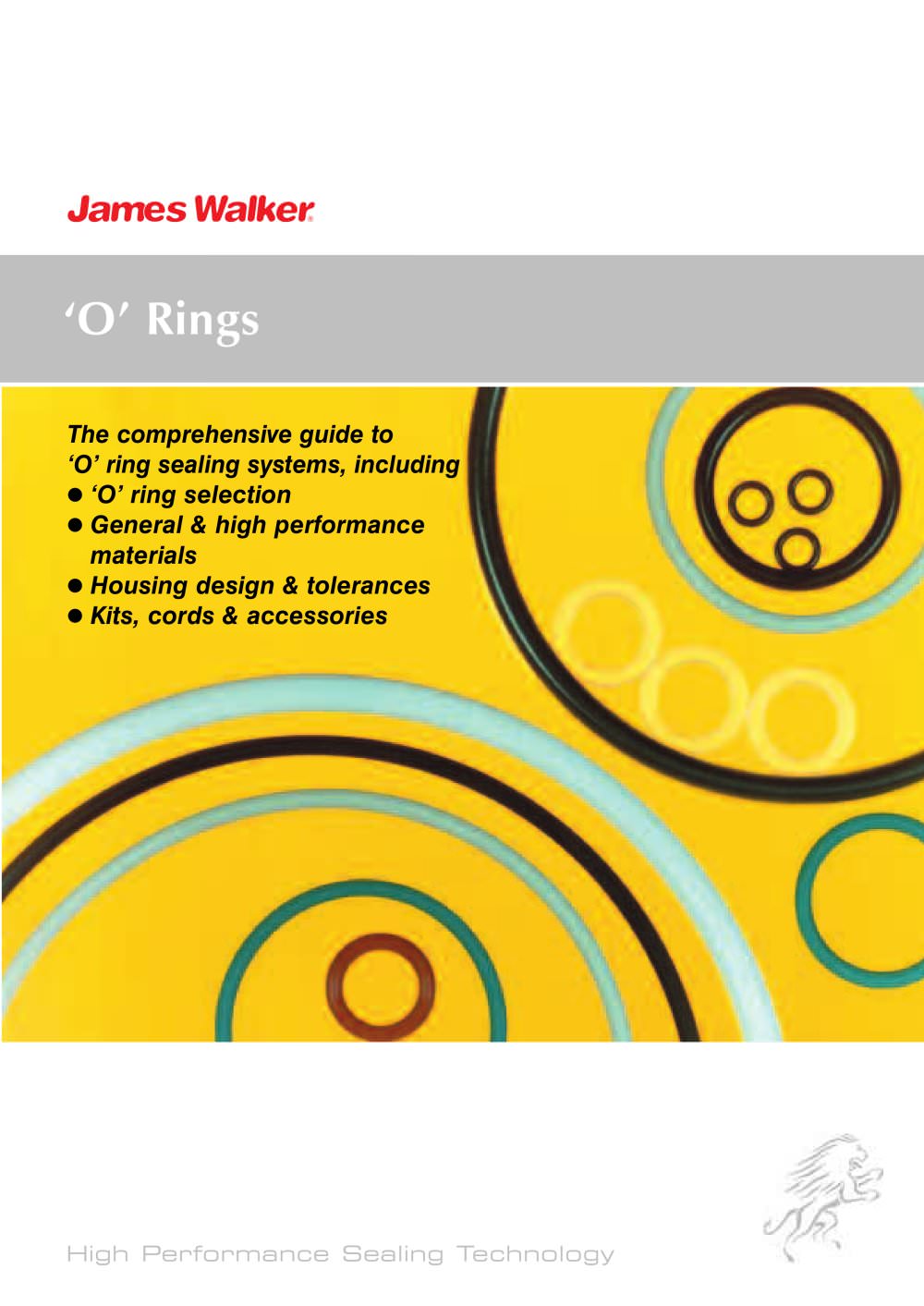 O Ring Guide - James Walker