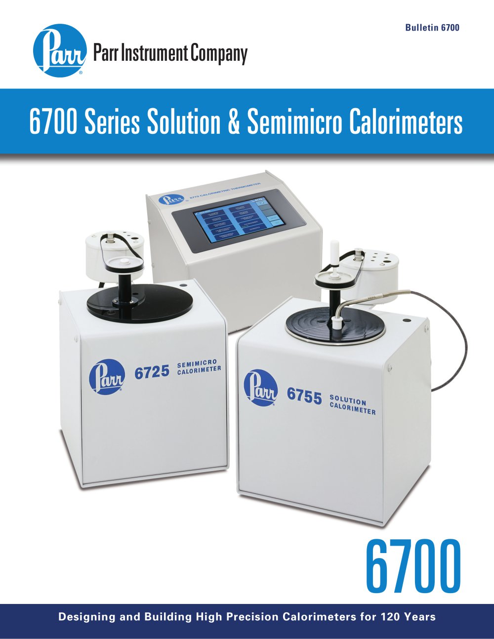 6700 Series Solution &  Semimicro Calorimeters - Parr Instrument Company