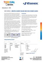 Single (PG) and Multiple (MHM and MHC) Feedthroughs : Product data sheet No 105 (MHM)