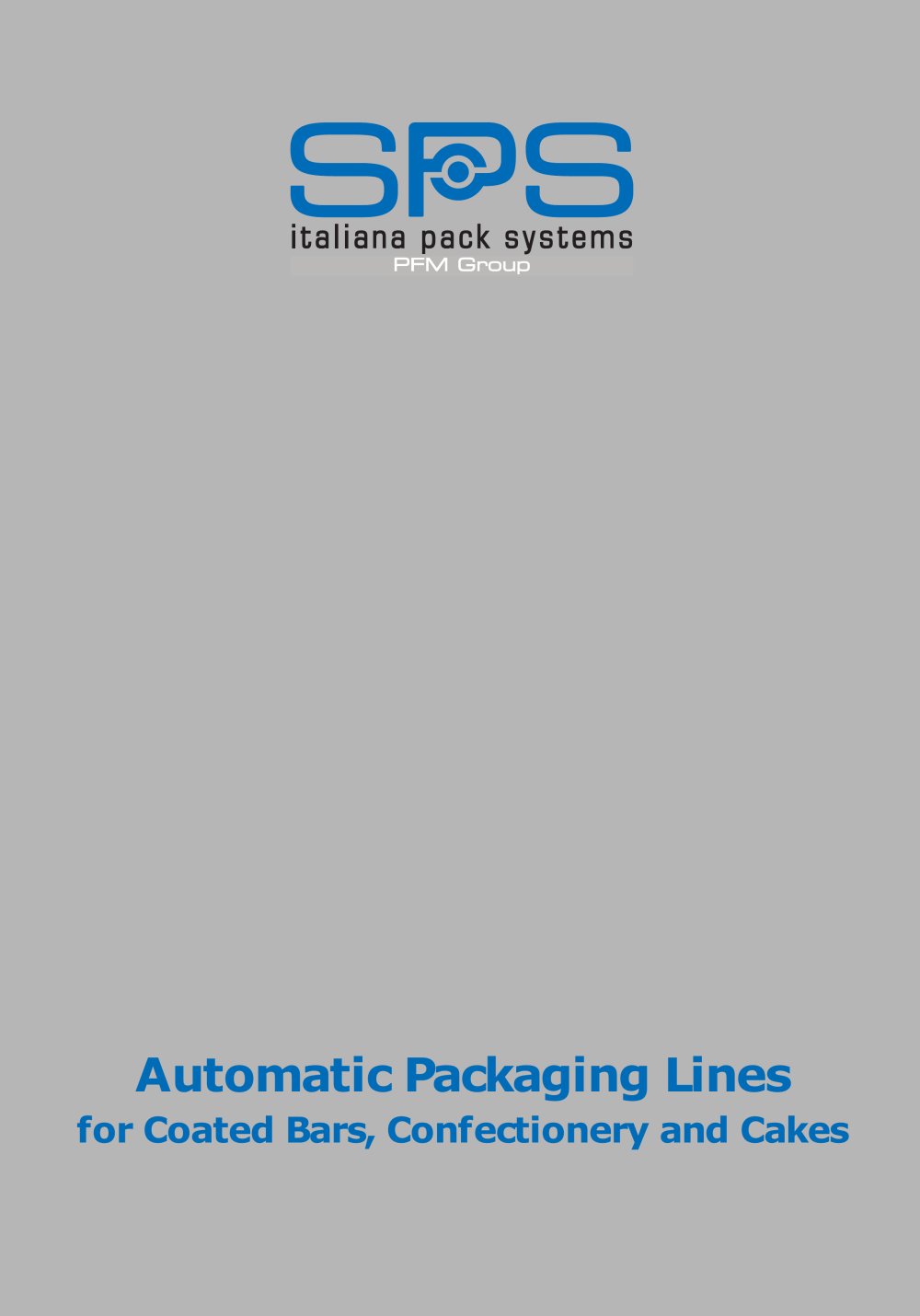Automatic Lines for bars - PFM Packaging Machinery