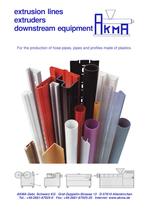 extrusion lines / extruders / downstream equipment