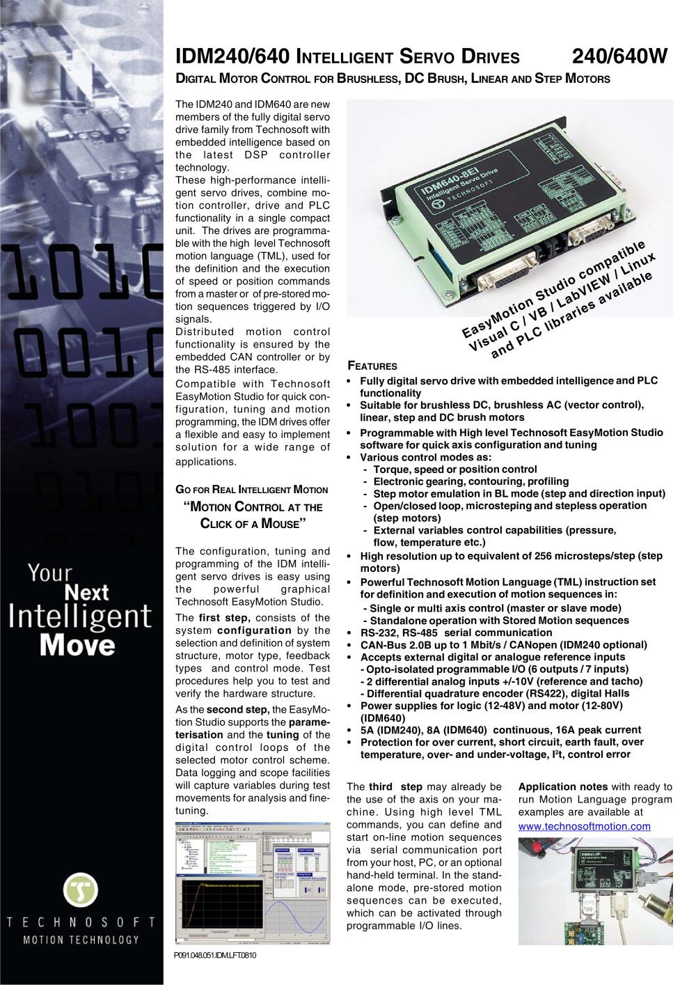 IDM240/640 INTELLIGENT SERVO DRIVES - Technosoft
