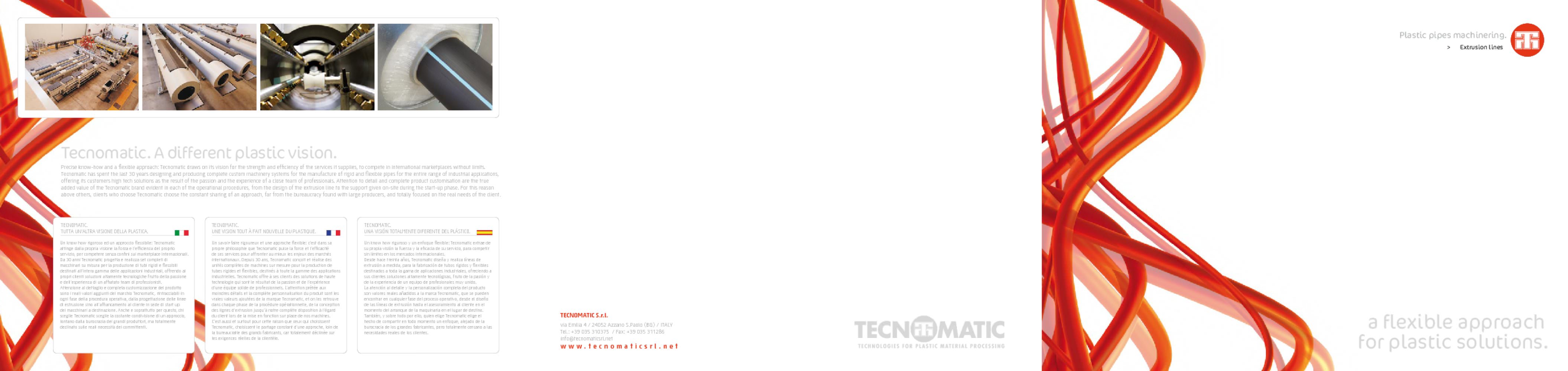 Extrusion pipe lines - Tecnomatic