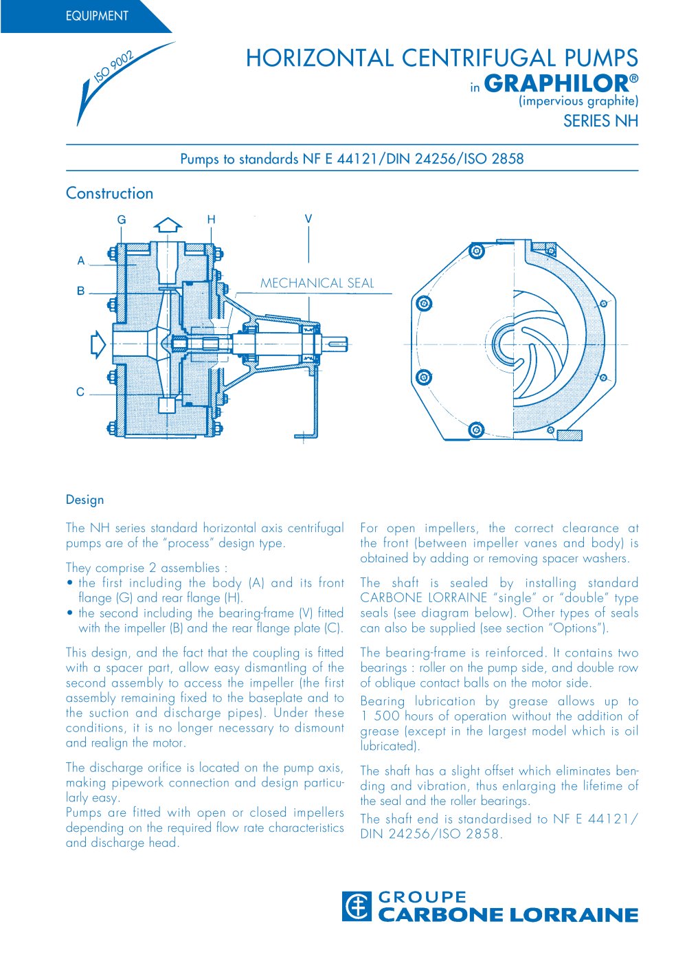 Centrifugal Horizontal Pumps - Mersen
