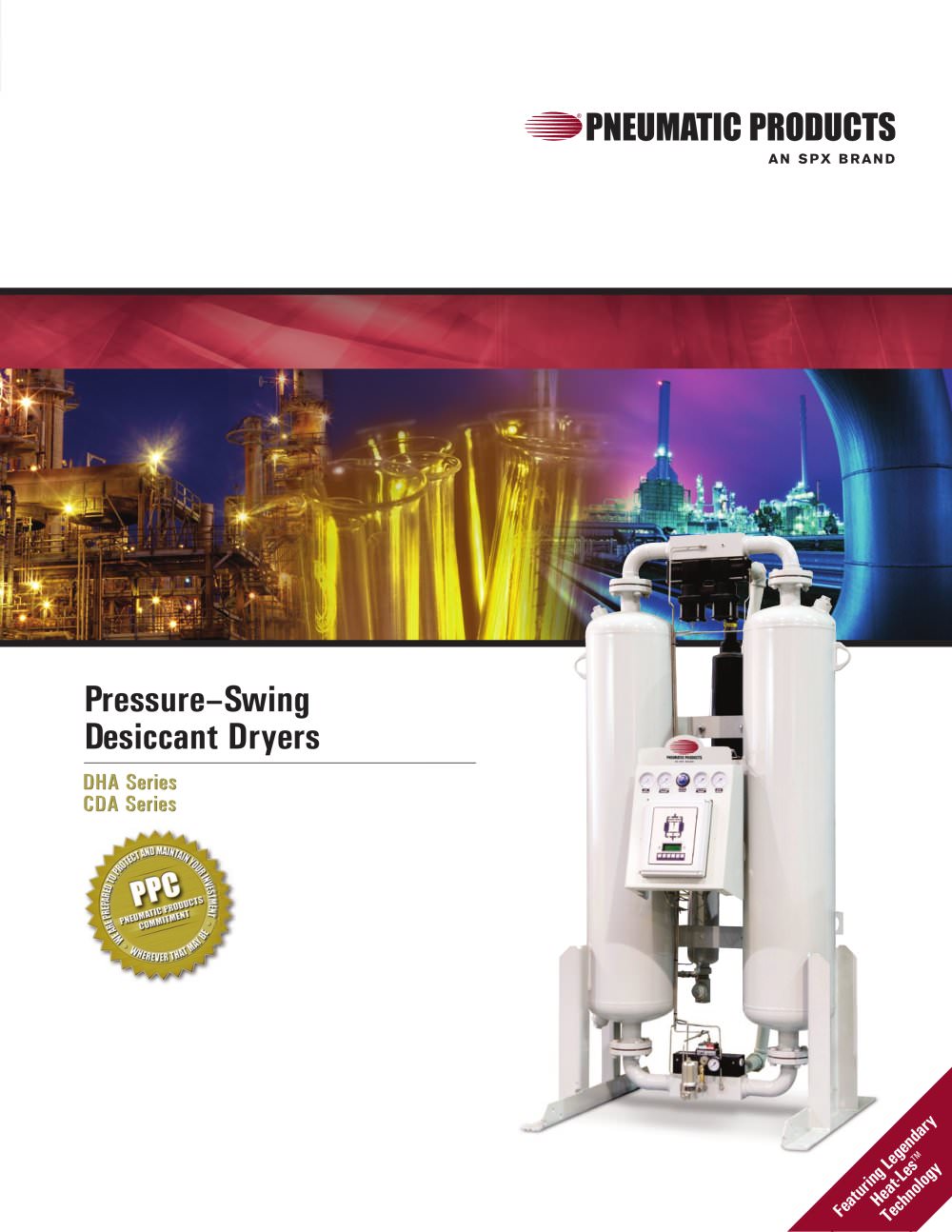 DHA, CDA Series - Desiccant Air Dryer - Pneumatic Products