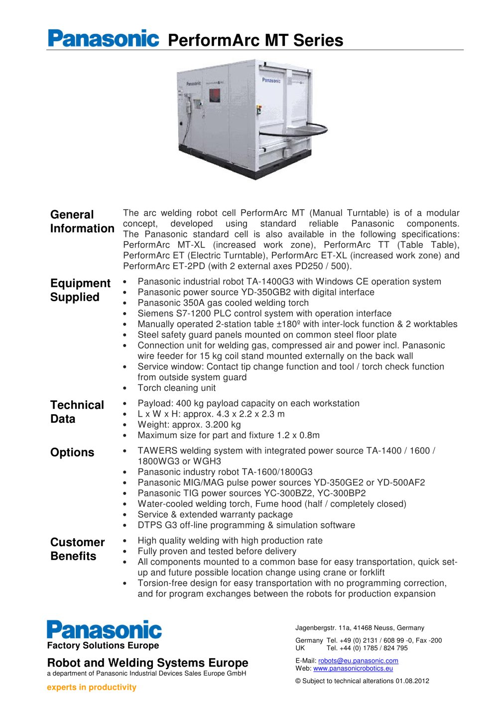 PerformArc MT Series - 1 / 1 Pages