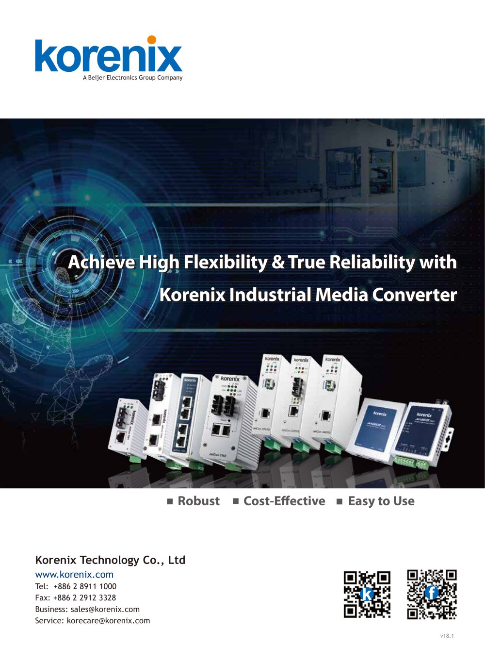 korenix industrial media converter one page flyer korenix one page flyer