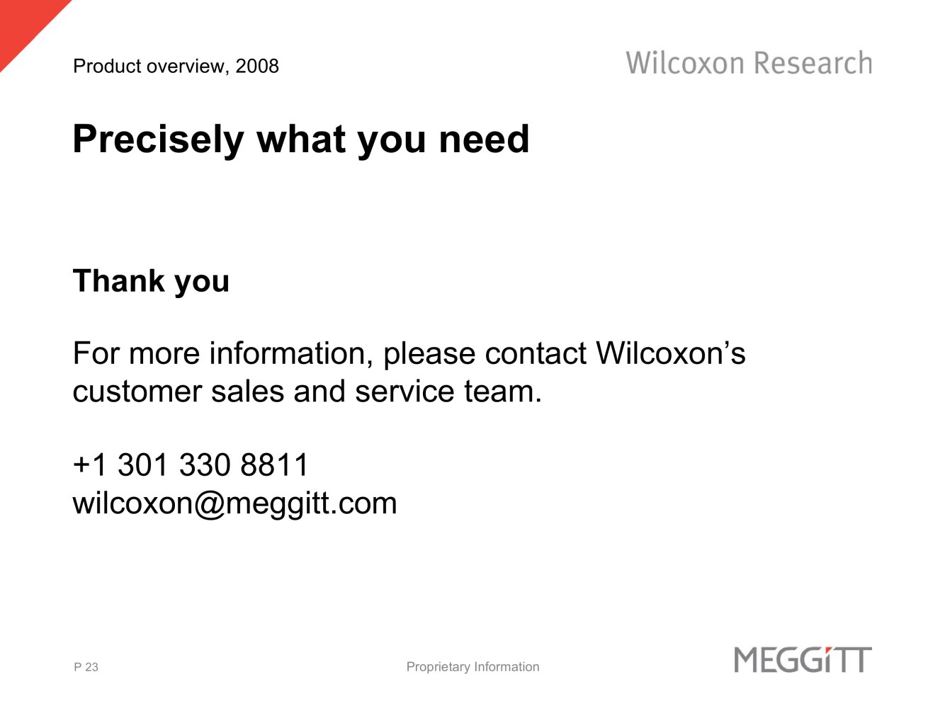 Wilcoxon Research - 141174, 14926, 2385, 3548