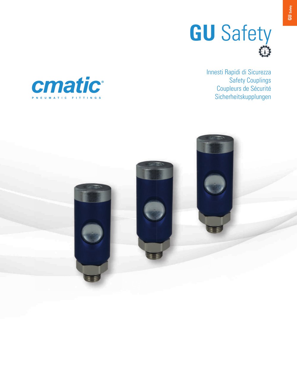 Automatic coupler with a safety device - C.matic