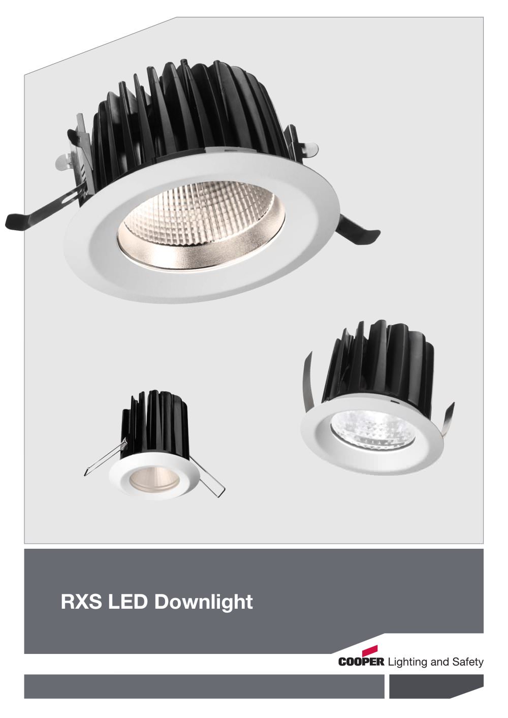 rxs led cooper lighting and safety pdf catalogue technical