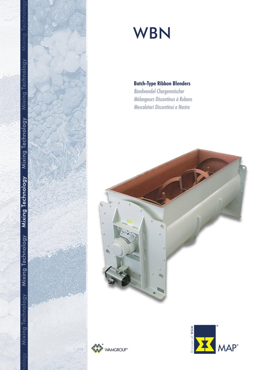 Batch-Type Ribbon Blenders WBN Brochure - WAMGROUP S.p.A