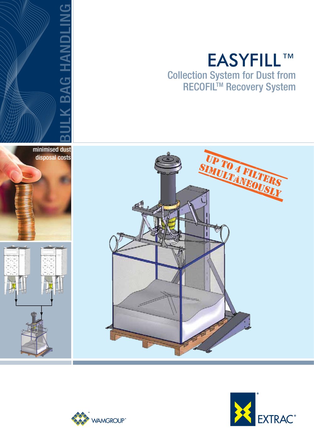 Collection System for Dust from Recofil Recovery System EASYFILL Brochure - WAMGROUP S.p.A