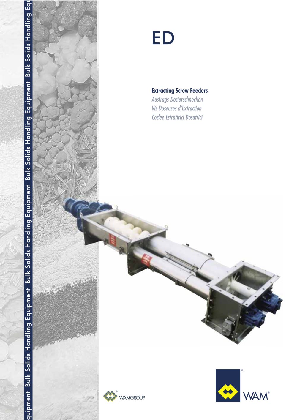 Extracting Screw Feeders ED Brochure - WAMGROUP S.p.A